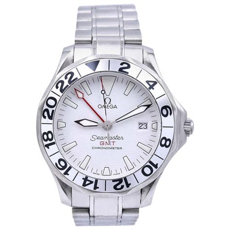 omega seamaster gmt white